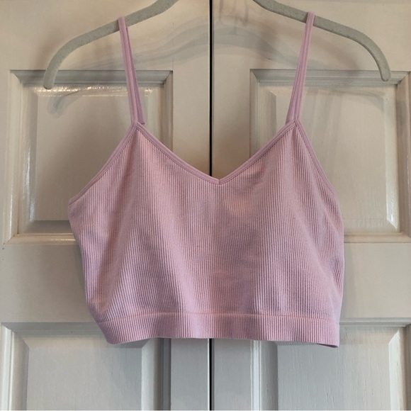 PriMark pink ribbed cami, XS - Picture 1 of 8